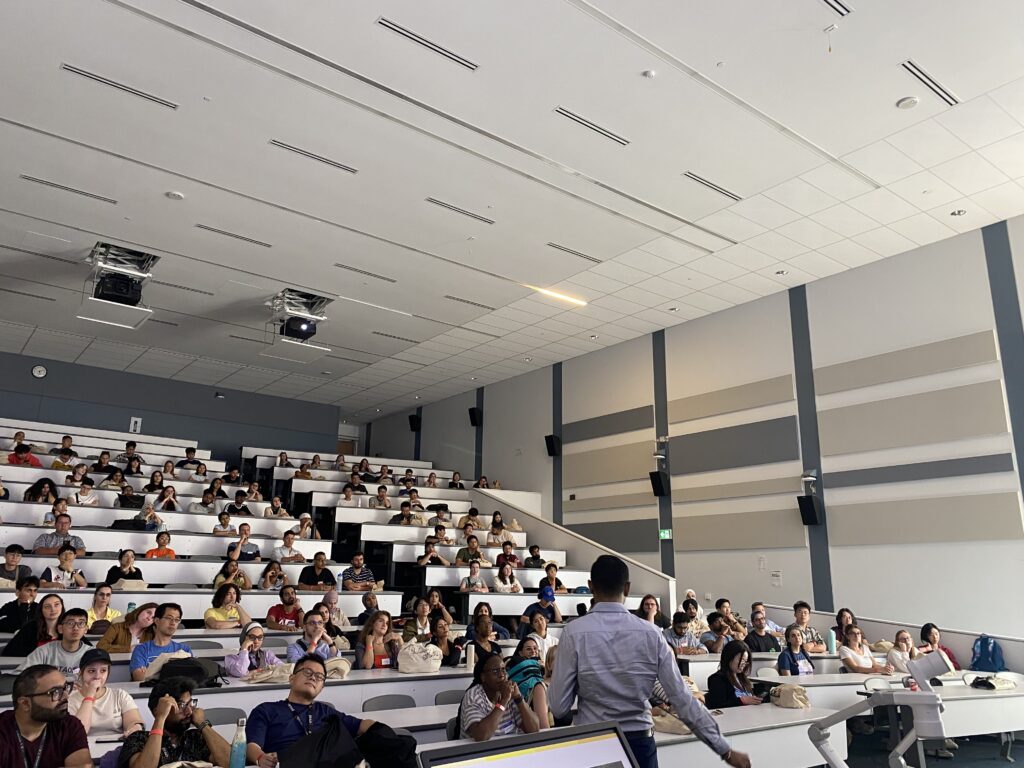 presenting to the audience